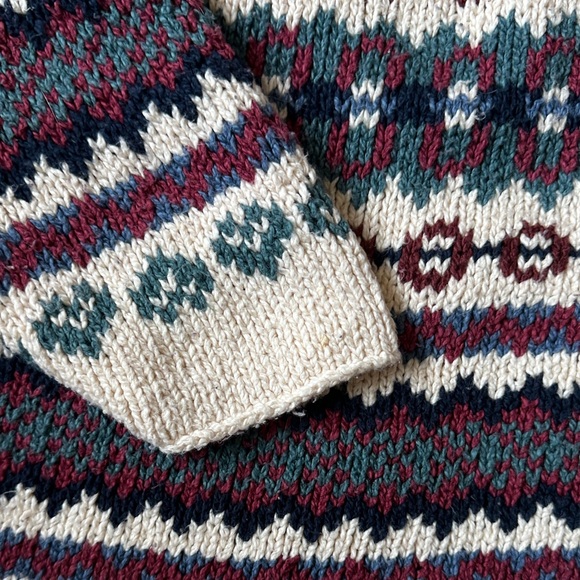 Vintage Eddie Bauer roll neck ski sweater - Picture 2 of 10